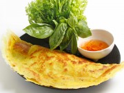 バインセオと野菜ボール